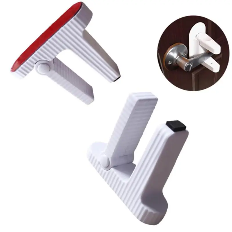 

1/2pcs Child Safety Cabinet Door Handle Locks Kids Baby Security Child Proof Doors Lock Durable Children Protection Blocker
