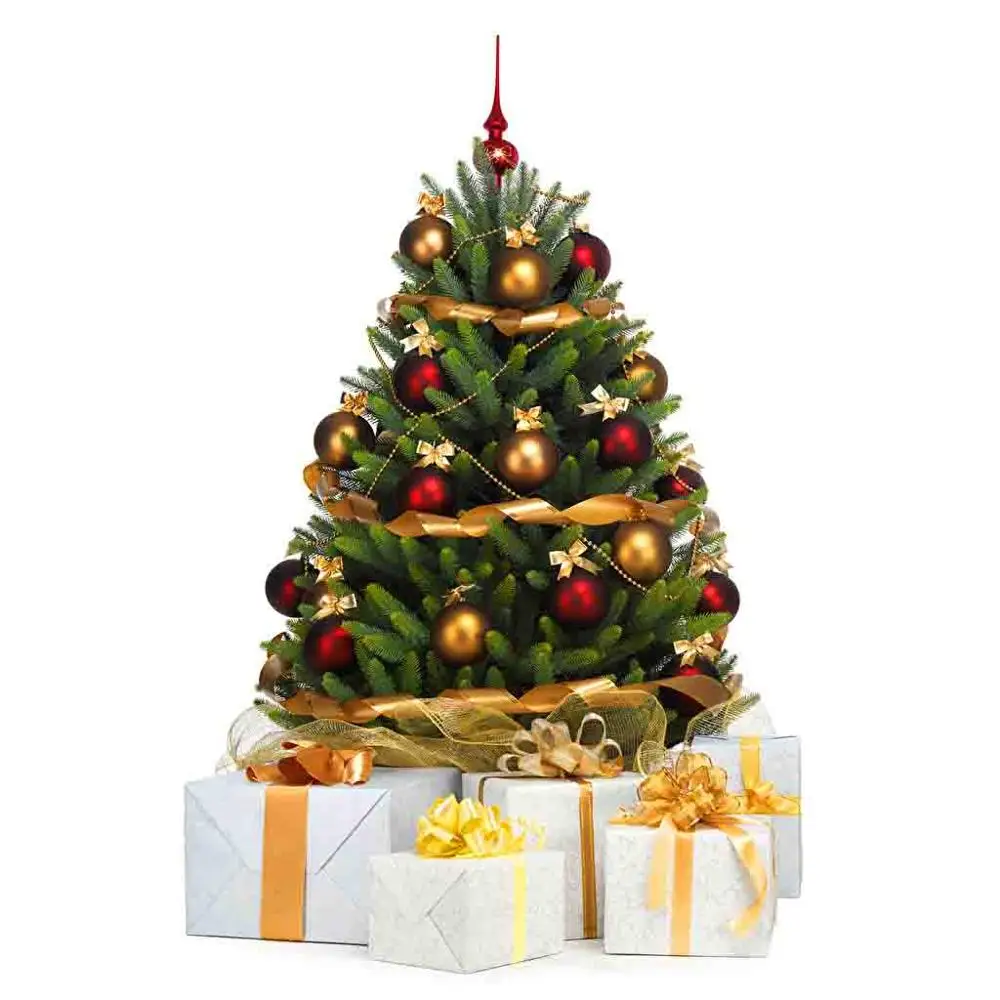 

SHENGYONGBAO Art Cloth Custom Photography Backdrops Prop Christmas tree theme Photo Studio Background F19714-02