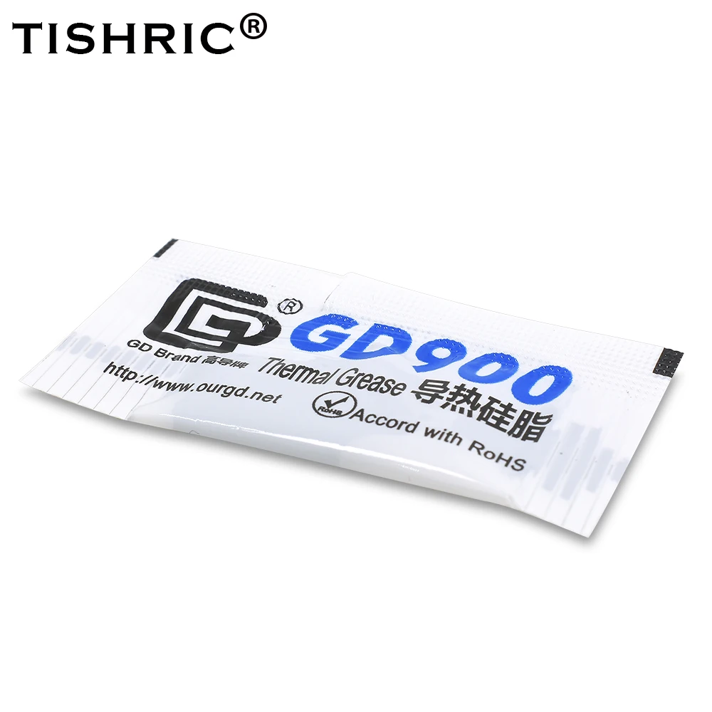 TISHRIC 10/50 шт. Термопаста GD900 для процессоров штукатурка радиатора жидкий