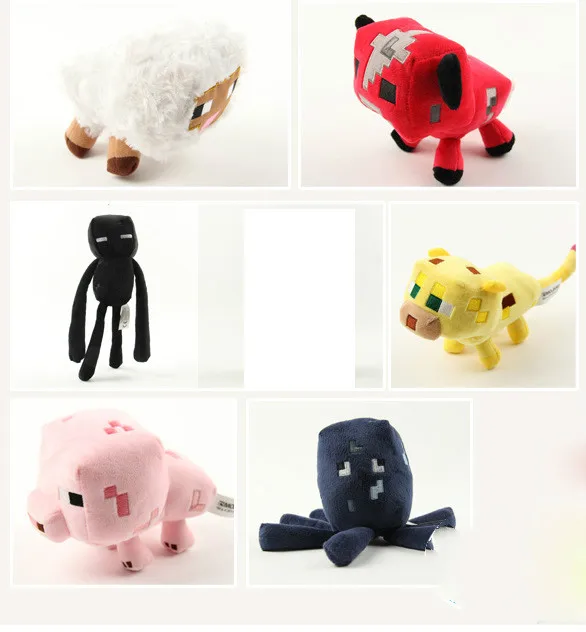 Fashion White Baby Sheep Over World Animal Plush Toys Doll Minecraft Toys Christmas Gifts for Kids Fashion White Baby Sheep Over World Animal Plush Toys Doll Minecraft Toys Christmas Gifts for Kids