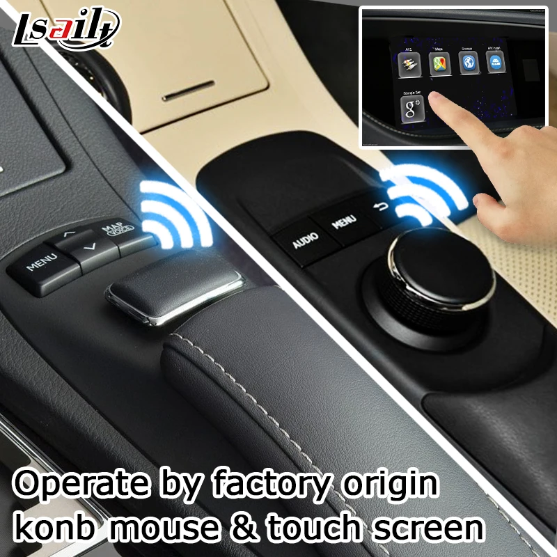 Андроид/Carplay интерфейс коробка для Lexus ES 2012 2018 8 дюймов дисплей видео с GVIF LVDS ES200 ES250