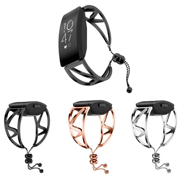 

Stainless Steel Wristband Strap for Fitbit Inspire HR /Inspire Activity Tracker Smartwatch Replacement Metal Bracelet Watch Band