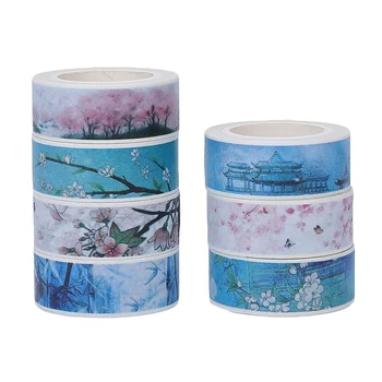 

Flower Paper Masking Tapes Japanese Washi Tape Diy Scrapbooking Sticker Stationery School Supplies Papeleria