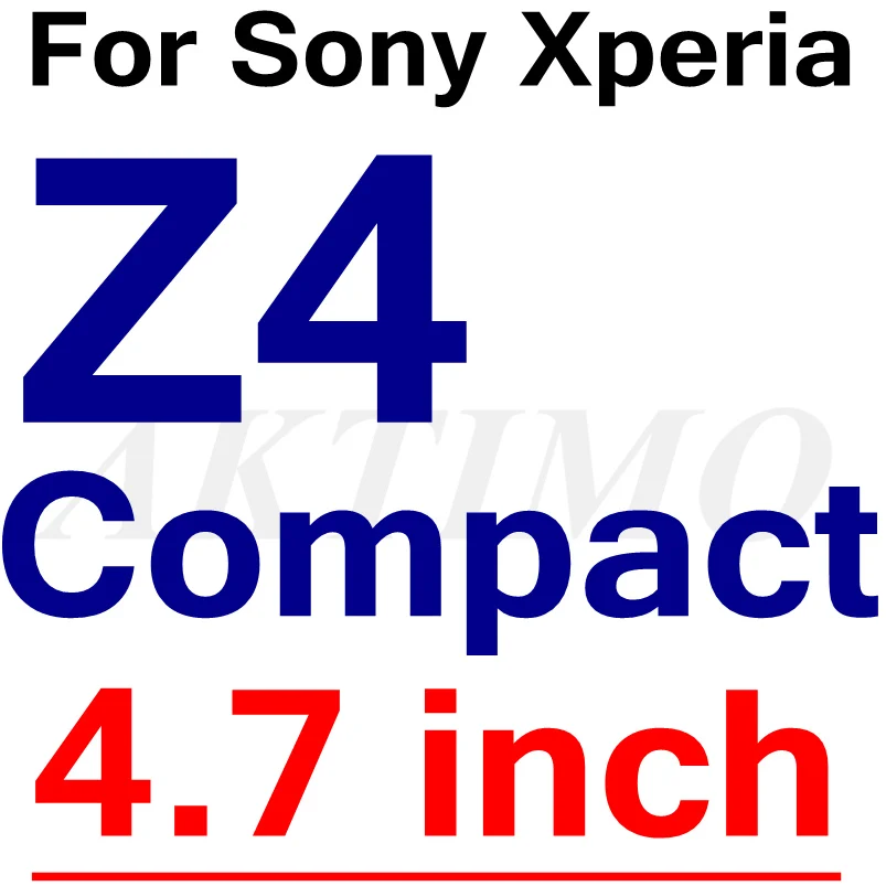 2 шт передняя+ задняя 9H Премиум Закаленное стекло крышка для sony Xperia Z Z1 Z2 Z3 Z4 Z5 Compact M4 M5 Aqua двойная защита экрана пленка - Цвет: Z4 Compact