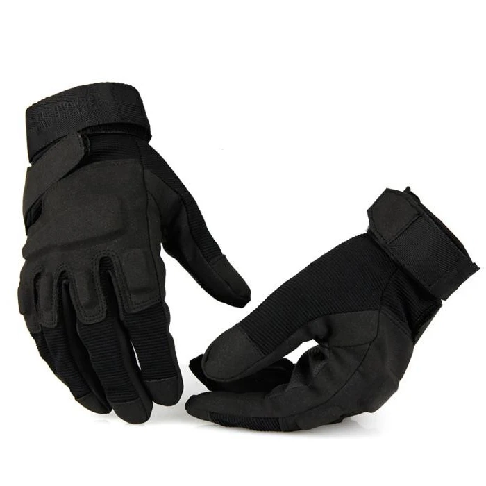 

Full finger gloves Military army police Safety Gloves Speed dry Anti-Slippery Leather Tactical Gloves