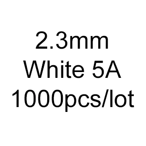 Горячая Распродажа 1000 шт 0,8-3,0 мм 5A Круглый Европейский звездчатый CZ свободный Синтетический Белый кубический цирконий камень для ювелирных изделий - Цвет: 2.3mm-5A-1000pcs