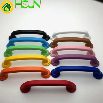 

3.75'' Colorful Knob Drawer Pulls Cabinet Door Handle Dresser Pull Handles Kids Blue Orange Yellow Red Pink 96mm Furniture