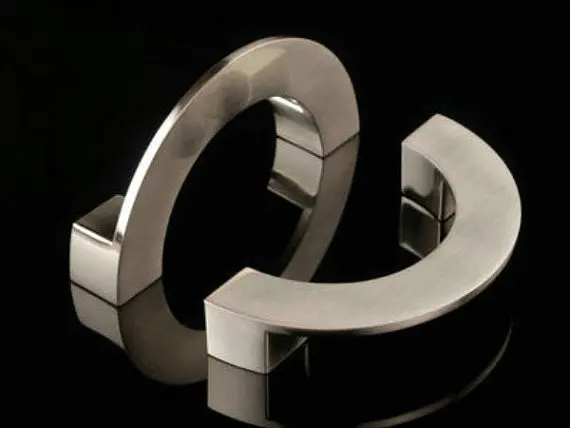 2 2 3 75 Large Dresser Drawer Pull Handles Mirror Silver Chrome
