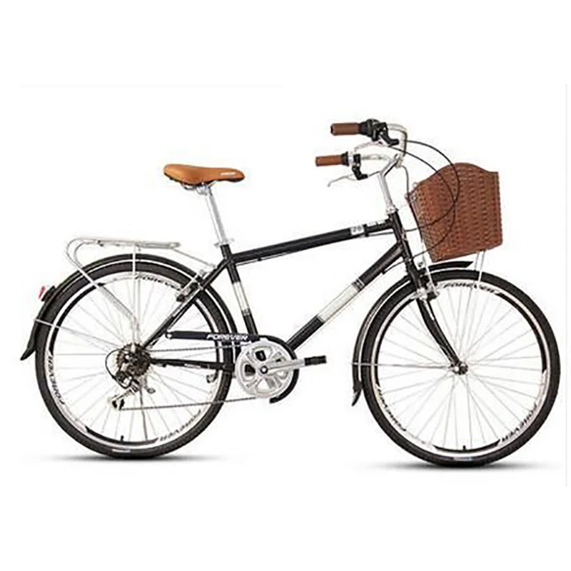 18 Speed 26 Inch Bend Handlebar Bicycle Repair Tools Manufacturer Mountain Bike Including Basket Both for Man or Woman