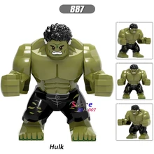 Single Big Size Marvel Avengers Infinity War Hulk Bruce Banner Thanos Iron Man SpiderMan building blocks toys for children