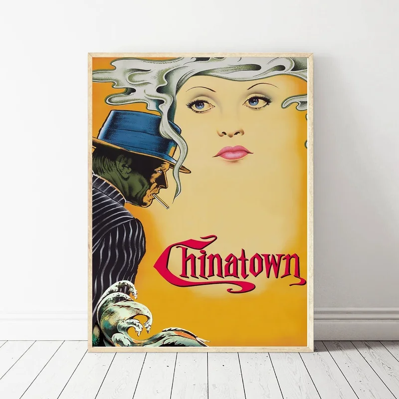 Chinatown фильм Шелковый плакат печатает дома Настенный декор малярки 50x75 см | Дом и
