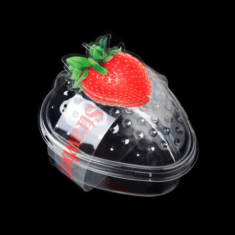 

Happy Monkey 25pcs/Lot Slime Box New Plastic Strawberry Slime Container Transparent Storage Box For Fluffy Clear Cloud Slime