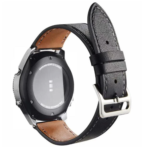 strap huami amazfit bip 22mm 20mm for Samsung Gear sport S2 S3 Classic Frontier galaxy watch active 42mm 46mm band huawei gt 2 - Цвет ремешка: Single-black