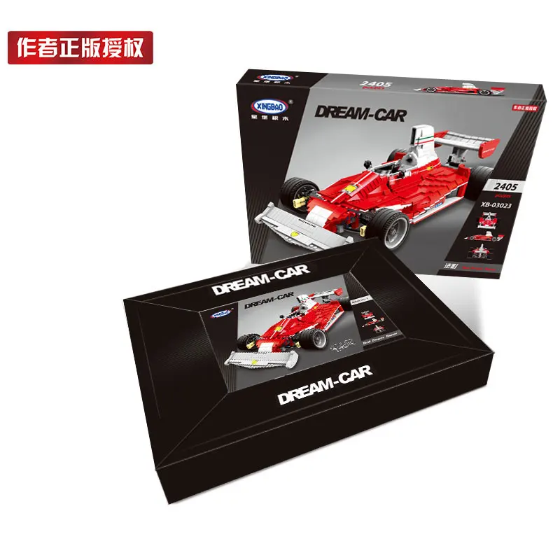 XINGBAO-03023-Genuine-2405PCS-The-Red-Power-Racing-Car-Set-Building-Blocks-Bricks-Educational-Toys-As (3)