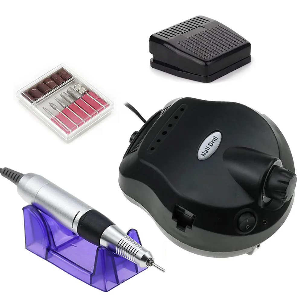 

Electric Nail Drill Machine 35000RPM Mill Cutter Machine For Manicure Nail Tips Manicure Electric Nail Pedicure File Nails