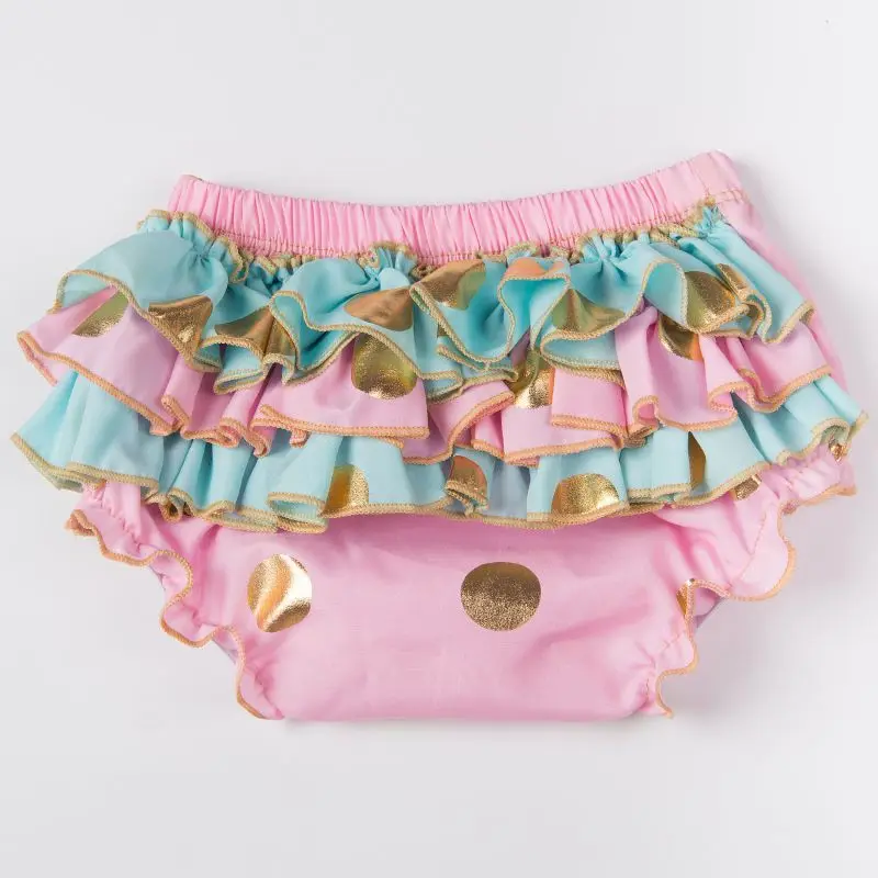 Бренд, популярный пляжный купальный костюм для малышей, плавки, плавки, милые маленькие мини плавки, шорты для девочек - Цвет: Золотой