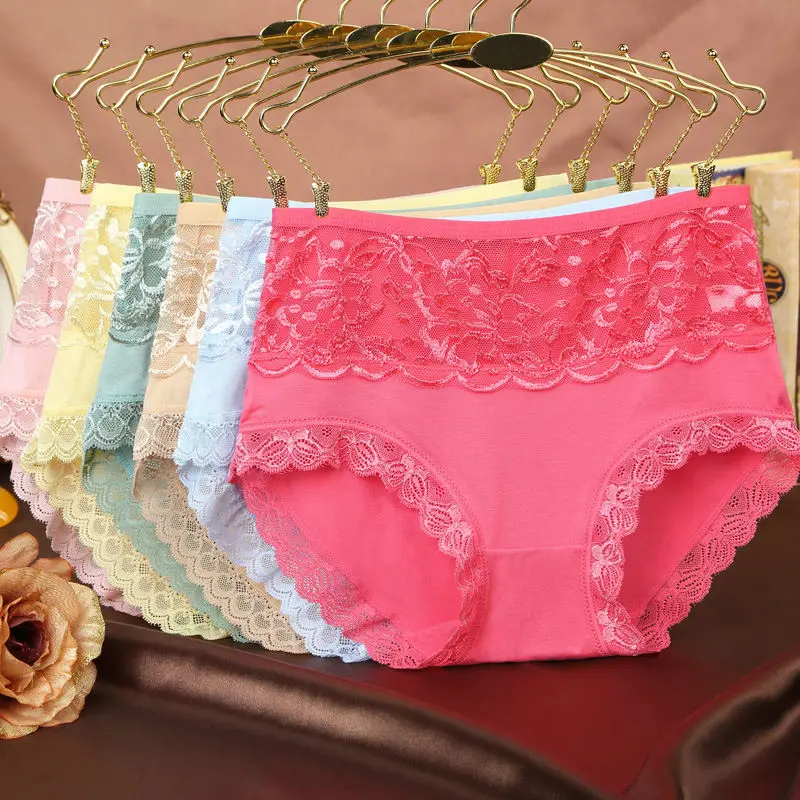 sexy lady panties Cotton Panties Underwear Women Floral Lace Briefs