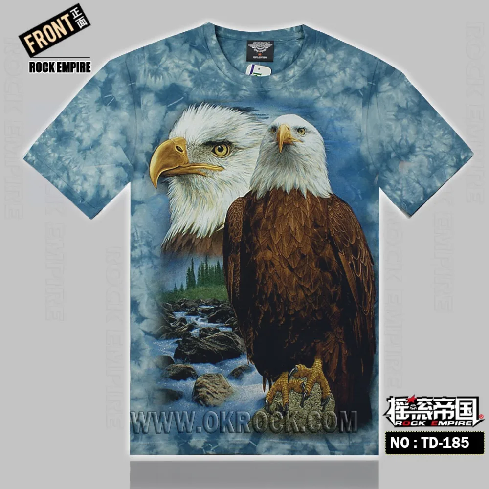 tie dye rock eagle personalized men's t 