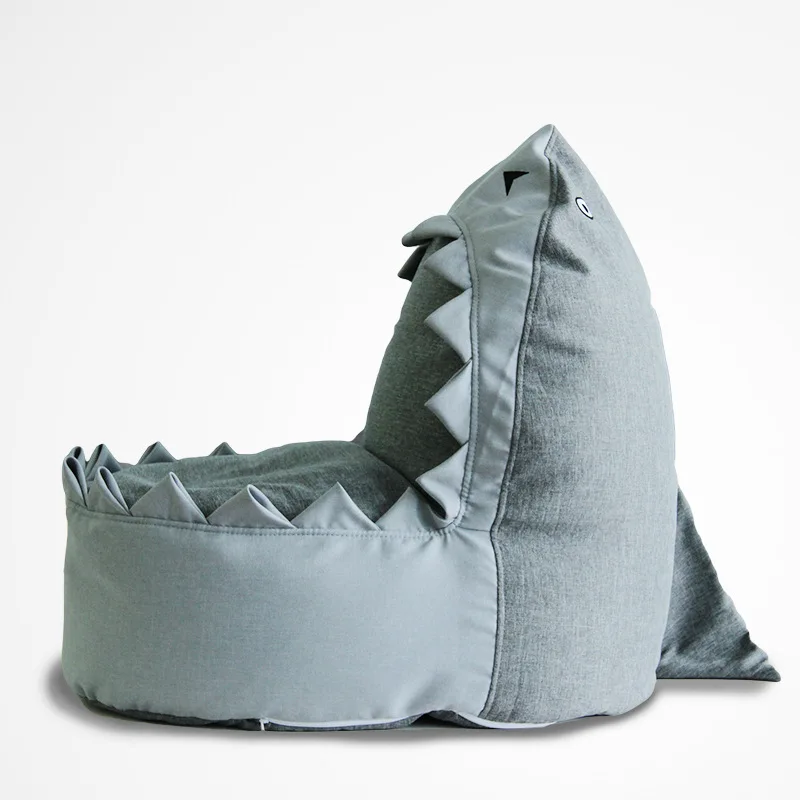 Cartoon Shark Kids Bean Bag Sofa Children Bedroom Bean Bag