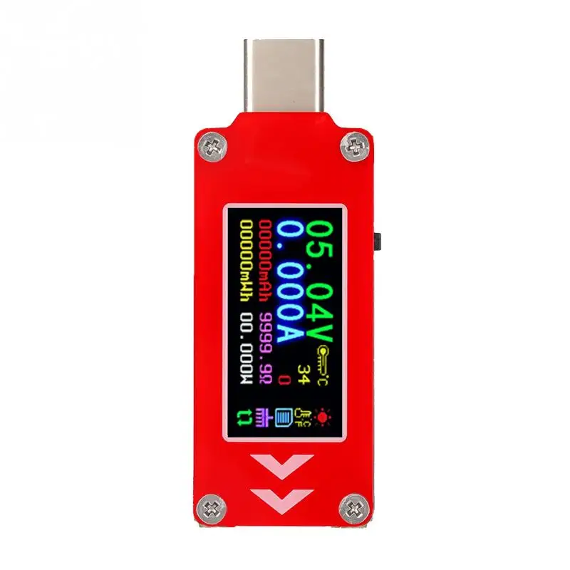 

Charger Tester TC64 Color Display PD Charger Type-C Tester Charging Voltage Current Capacity Detector Meter