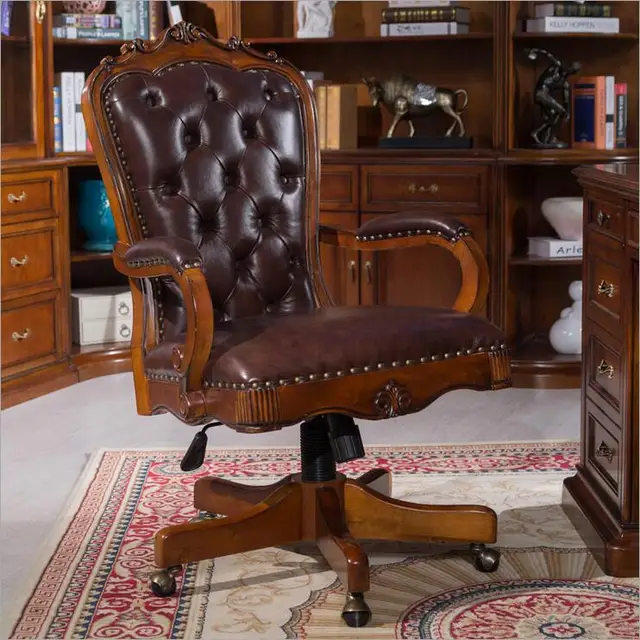 American President Of Luxury Office Furniture Chair Cowhide American President Of Luxury Office Furniture Chair Cowhide Highlight The Taste P10284