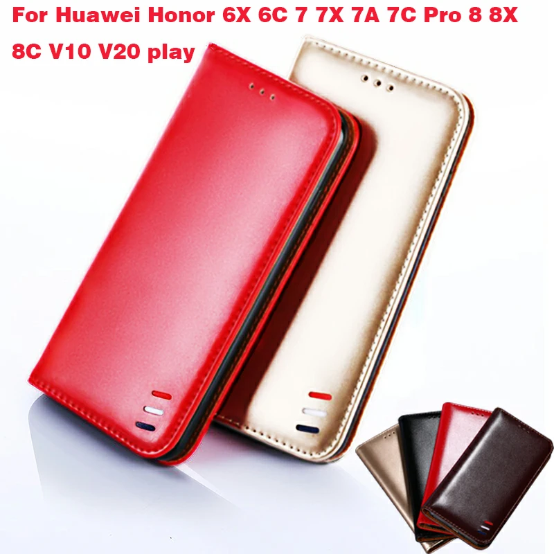 

For Huawei Honor 10 9 8 Lite Case on Flip Wallet Case For Huawei Honor 5C 6X 6C 7 7X 7A 7C Pro 8 8X 8C V10 V20 play Phone Cases