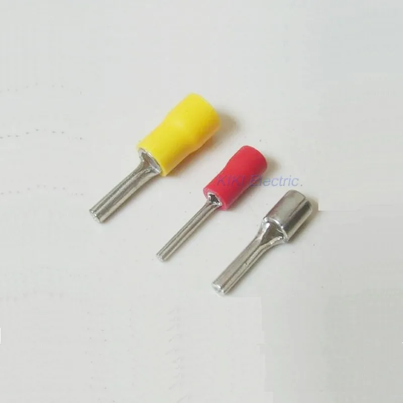 Ptv Copper Cold Press Ends 1000pcs Lot Red Insulated Pin Terminal Electric Wire Connector Lug For A W G 22 16 Cable Ptv Copper Cold Press Ends 1000pcs Lot Red Insulated Pin Terminal Electric Wire Connector Lug For A W G 22 16 Cable