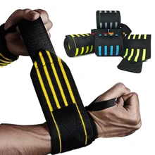 Напульсник спортивный напульсник Ремни Тренажерный Зал powerlift Обучение Тяжелая атлетика боксерские обертывания Поддержка запястья бинт