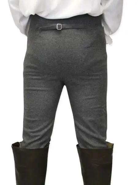 Черный серый Осень спереди мужские стимпанк костюмы для конкурса хлопок Commander брюки