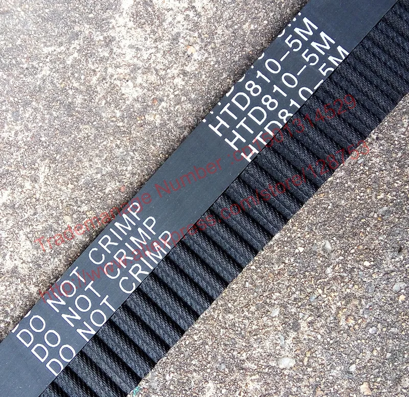 3 Pezzi Cinghia Distribuzione HTD-5M 810x9x3.6 Mm – 162 Denti, Gomma Neoprene Con Nylon, Per Robotica, CNC E Stampanti 3D