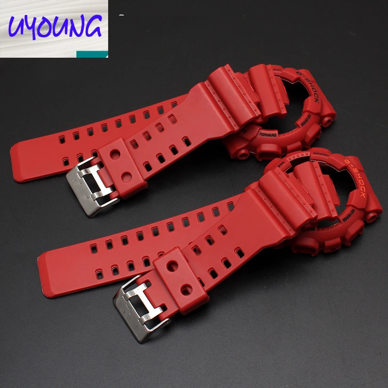 

hot sale silicon belt 16 mm colorful rubber strap watch + the hours for CasoGA - 100 / 100 / 300 / 110 / 120 /