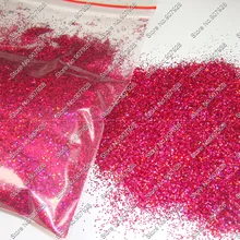 50 г-0,4 мм 015 лазерной голографической роза сливы красного цвета сияющий блеск ногтей пыль, порошок для ногтей Книги по искусству украшения и блеск ремесла