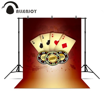 

Allenjoy Photo background Poker Casino vintage Classic Photophone christmas backgrounds photography background