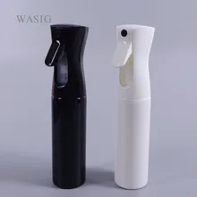 300 мл Pro Парикмахерская распыления воды пустая бутылка черный многоразового туман духи распылитель с кнопкой увлажняющий Стайлинг Уход Инструменты