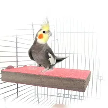 Товары для домашних животных птичья подставка платформа площадка из натурального дерева лапа шлифовальная чистая клетка для попугая аксессуары Игрушки для упражнений цвет случайный