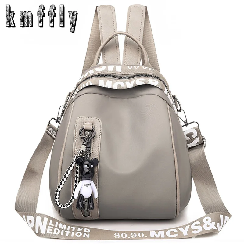 Women Backpack Rucksack School-Bags Teenagers Multifunction Small Girls Waterproof Nylon
