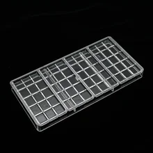 Реальный Поликарбонат Шоколадный Бар Плесень лоток экологически чистый пластик выпечки кондитерские формы для выпечки, кухонные принадлежности Инструменты для Рождества