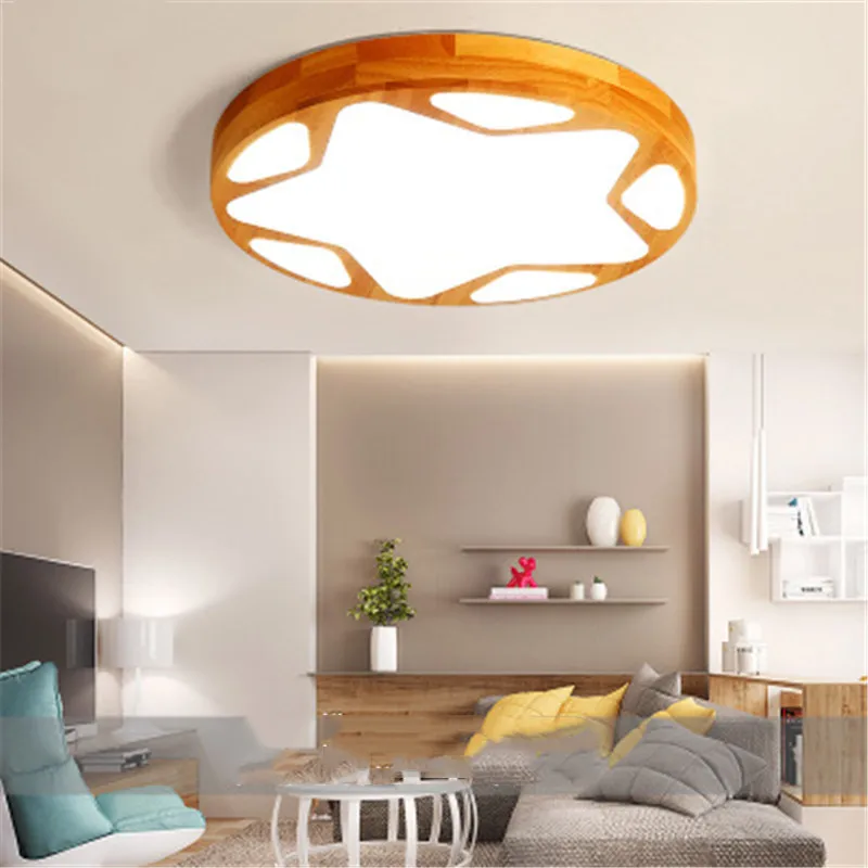 

Nordic Loft Decoration Star Light Children's Room Ceiling Light Child Girl Japanese Style Simple Modern Bedroom Ceiling Light