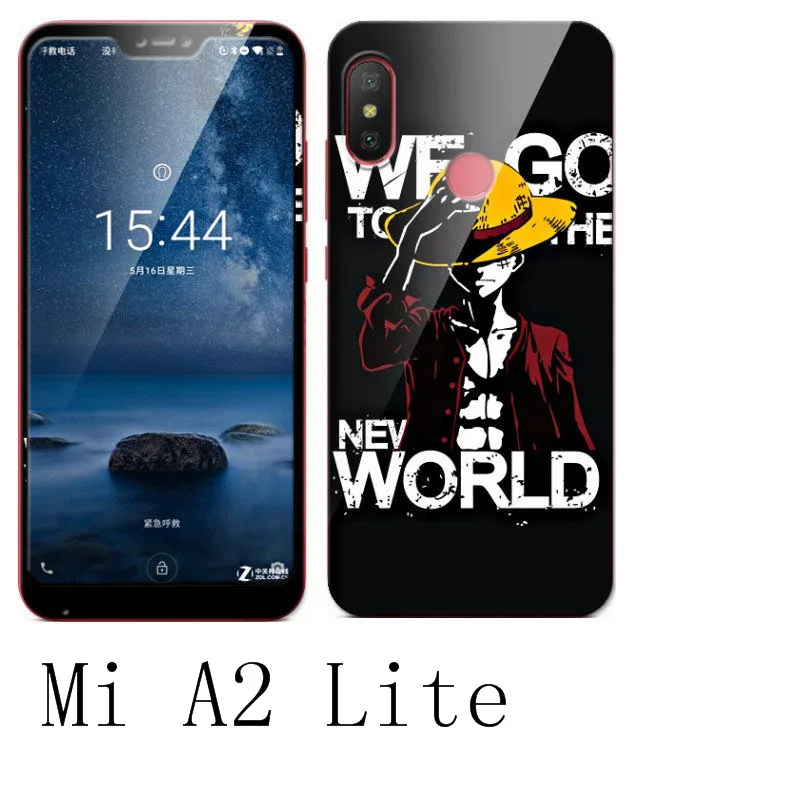 Xiaomi Mi A2 Lite Case 360 Degree Protective TPU Cover+Color integrated tempered glass For cover #4088 | Мобильные телефоны и