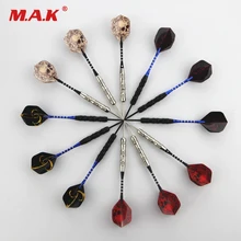 12 шт. прямая Дротика игла дротика с алюминием желтый/белый шест Киль модель в костюме для игр на открытом воздухе