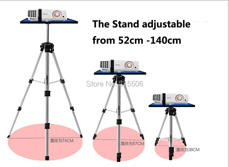 Напольный Штатив для проектора, подставка для проектора из алюминиевого сплава