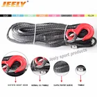 Free shipping UHMWPE Synthetic Winch Rope With HOOK & Thimble 10MM*30M/Piece For ATV/UTV/SUV/4WD/4x4