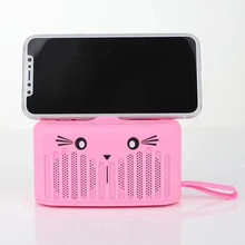 Беспроводной мини Bluetooth динамик портативный мультфильм милый стерео динамик s поддержка подставки держатели для iPhone Xiaomi компьютер планшет