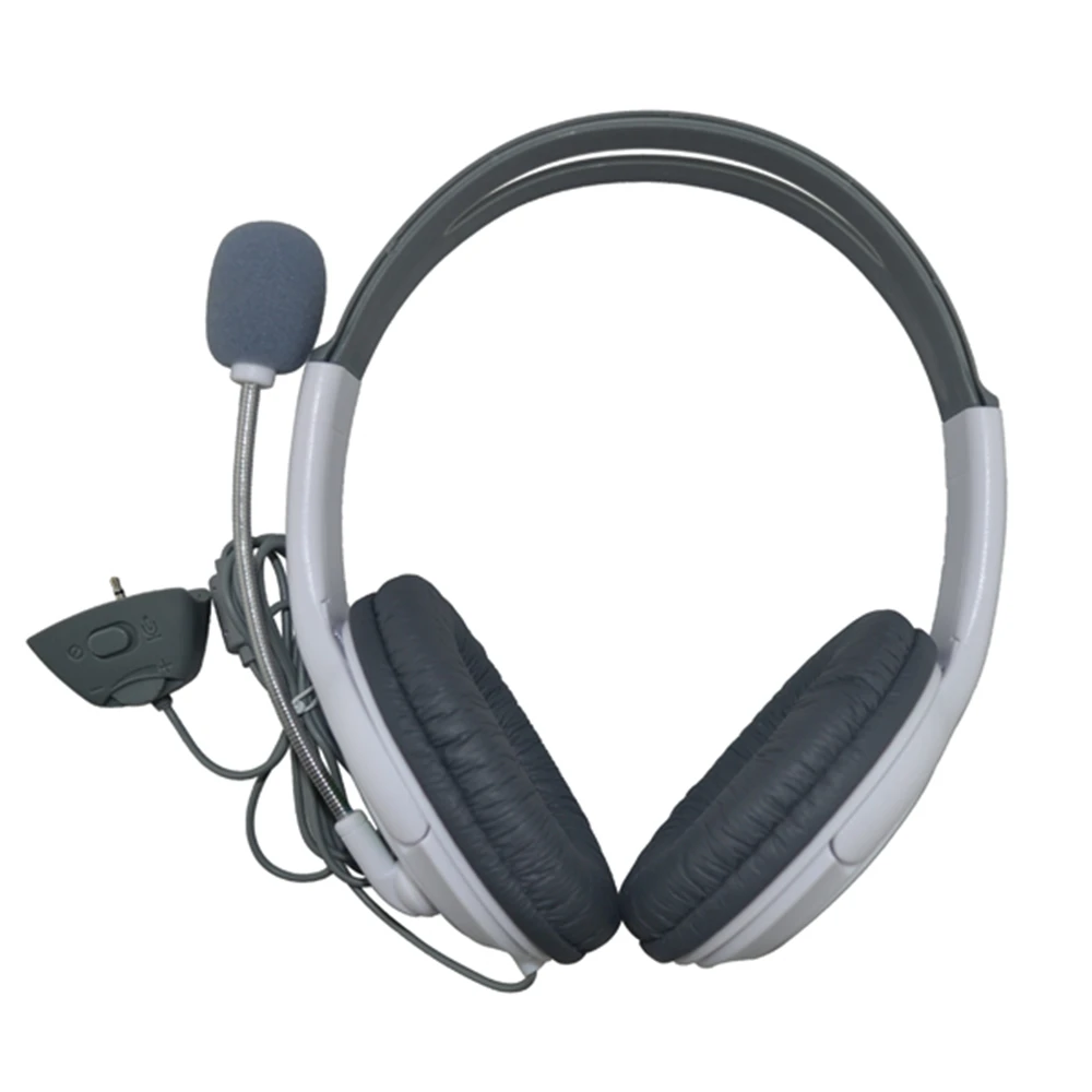 Deluxe Headset Headphone With Microphone for Xbox 360in Cables from