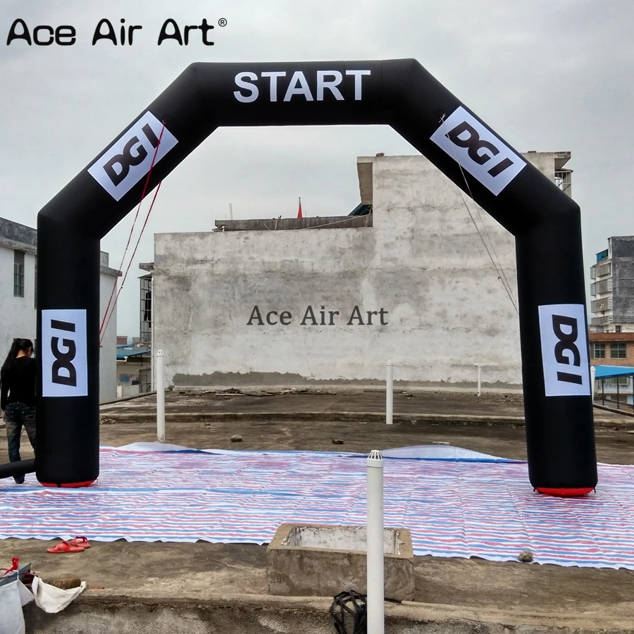 

6 m W Cheapest square arch inflatable start finish line archway gate,entrance arch for sports