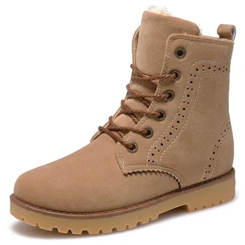 

Men Boots Winter Snow Warm Casual Shoes Men Boots Leather Plush Fur Fashion Boots High Quality