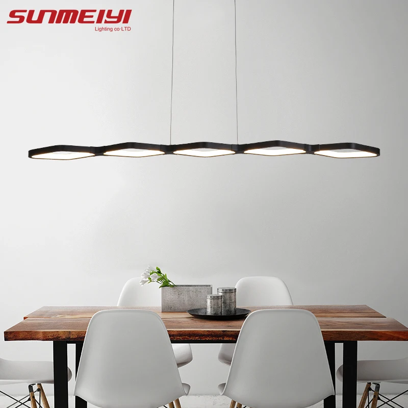  Modern Led Pendant Lamps Living Room Acrylic Fixture Restaurant Bedroom Decorative Pendant Lights L - 32820618176
