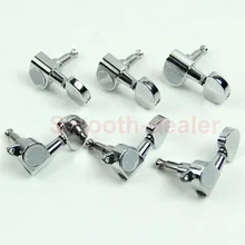 Guitar Accessories 6 Chrome Profession Guitar String Tuning Pegs Keys Tuners Machine Heads 3R3L Set left handed locking tuning keys guitar tuners pegs machine heads black