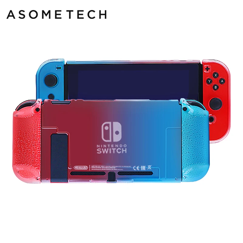 Прозрачный чехол Dockable Crystal ABS для Nintendo Switch NS NX жесткий прозрачный с градиентными