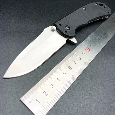 BMT ZT0566 складные ножи D2 Лезвие сталь+ G10 ручка тактический боевой EDC карманный нож подшипник выживания Охота Кемпинг инструменты - Цвет: Черный